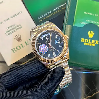 Rolex automatic sapphire glass mens watch
