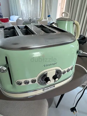 Ariete Vintage-style 4-slice Retro Mint Toaster - Good Condition