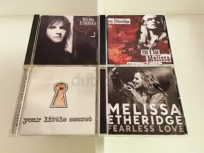 4 Melissa Etheridge Music CD’s