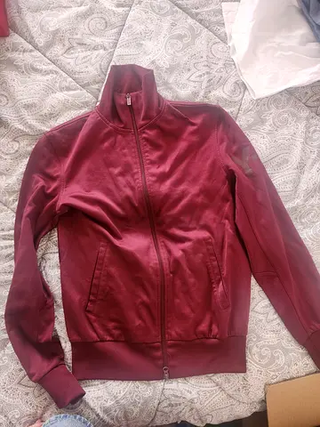 Original Y-3 Yohji Yamamoto Track Jacket - Burgundy / Maroon - Size S