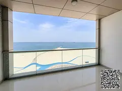 3 bedrooms and a living room with a great view of the corniche