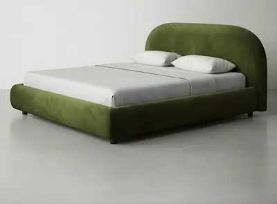 Olive green colour 180*200 king size Bed