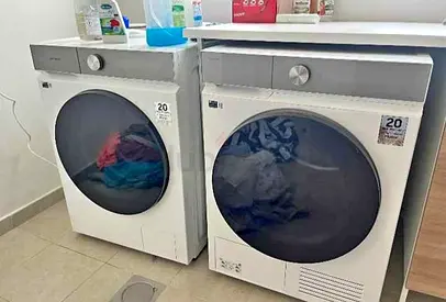 Model Bespoke Touch Control Separate Washer 11.5 kg Dryer 9 kg Whote Edition
