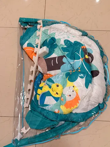 Baby Floor Mat with Mosquito Net