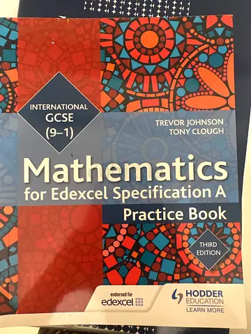 Mathematics for edexcel specification A- Practice book