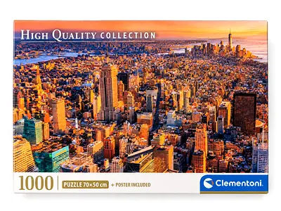 Clementoni 1000-piece New York City Jigsaw Puzzle (70x50cm) with Poster