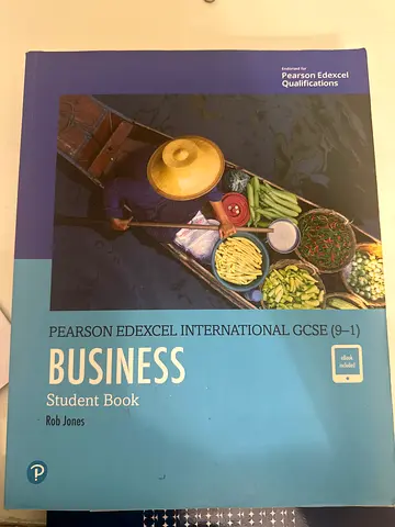 Pearson Edexcel International GCSE Business Student Book – excellent condition