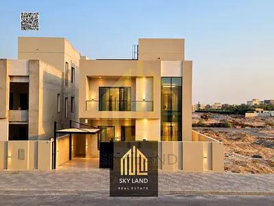 فيلا مودرن بالحليو بالقرب من السفير هايبر ماركت ومخرج دبي، بناء 3800 قدم، أرضي وأول وروف، 5 غرف نوم،