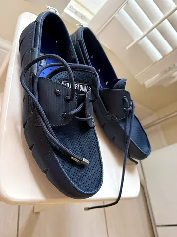 Vilebrequin Navy blue boat shoes, size EU 46 - excellent condition