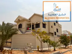 Villa in Al Mowaihat 1, 6 master bedrooms, rooftop, 2 living rooms, 2 furnished majlis, 2 kitchens, 