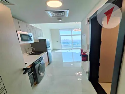 High-Floor Semi-Furnished Studio | Multiple Cheques