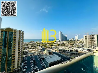 Massive 2 bedroom apartment Partial Sea View with parking for sale in ajman one tower