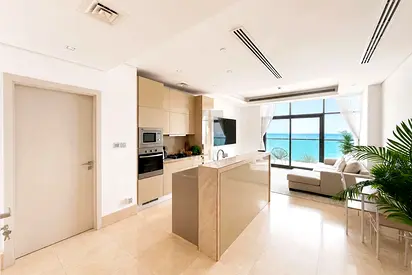 No Construction View | Full Sea view | Corner 2BHK | Maid Room