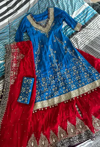 Heavy Pakistani Bridal dress for Cheap