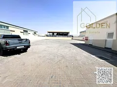 AED 16/sq ft | Multi-Purpose Yard 25 kW Power Main Road Ready with Interlock Flooring