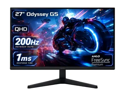 Samsung Odyssey G5 27" QHD 200Hz Gaming Monitor - 1ms (Excellent Condition)