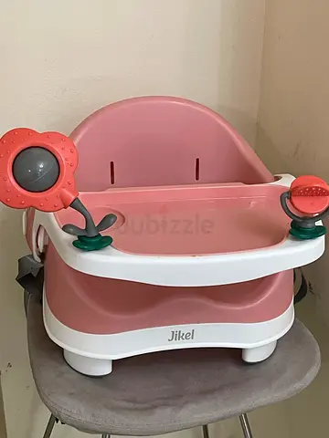 Jikel Baby feeding Seat - Pink, Good Condition
