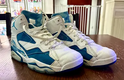 Jordan MVP White/Industrial Blue-Wolf Grey - 8.5US