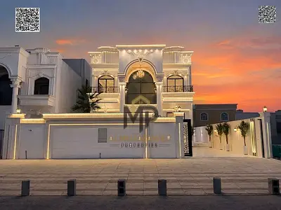 A dream villa in Al Muwaihat 2 featuring a classic design—perfect for those seeking a prime location in Ajman close to all amenities. Includes a swimm