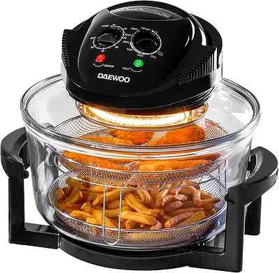 Ambiano 2-in-1 Halogen Air Fryer Cooker