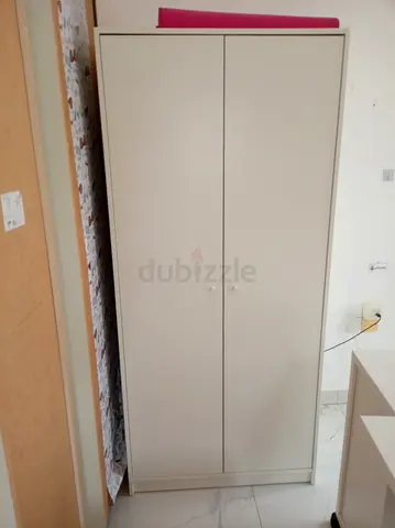 IKEA white two-door wardrobe - good condition