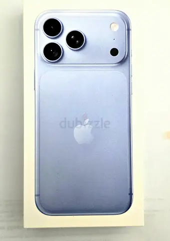 iPhone 18Pro Max (sealed box) -Glacier-256GB - Brand new/Unused-E sim-TDRA