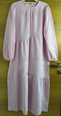 Light Pink Long Sleeve Maxi Dress - Like New