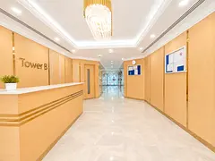 [Front Of Sahara Center Studio With Wardrobes 2 Monthe Free 6 Chequs Payment Plan Call Me For Viewin