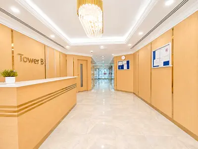 [Front Of Sahara Center Studio With Wardrobes 2 Monthe Free 6 Chequs Payment Plan Call Me For Viewing