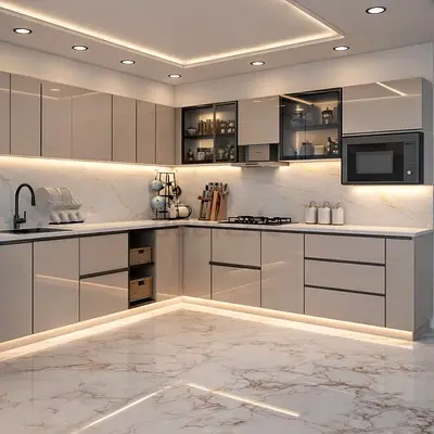 Kitchen Cabinets & Custom Kitchen Fit-Out | Al Furjan Dubai