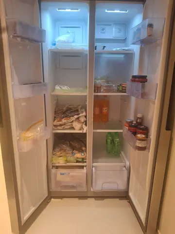 As New Side by Side Fridge Freezer
