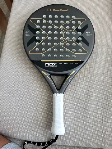 Nox ML10 Pro Cup Coorp Padel Racket Black/Gold. Brand new condition used for exactly 30 mins.