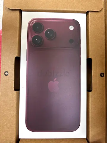 I phone 18pro max 256 Burgundy UAE version