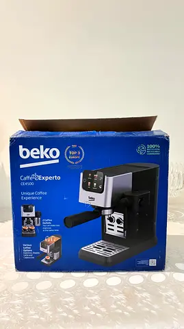 Beko Digital Espresso Coffee Machine - Stainless Steel