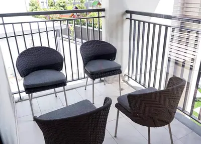 Outdoor chairs 8 pcs
