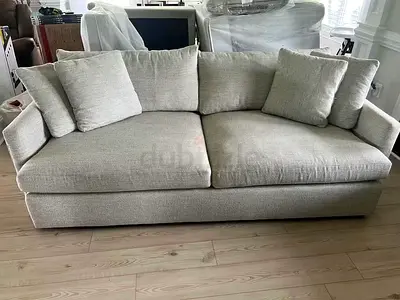 Crate&barrel lounge deep 3-seat sofa