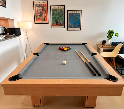 7ft Pool Table 3-in-1: Pool, Table Tennis & Dining - Like New