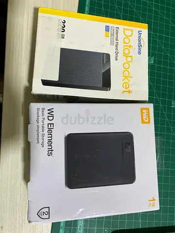 External Hard drive 1TB WD 320 GB new unused with box