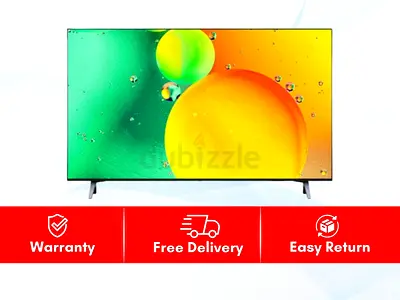 LG 43 Inch Tv |  NanoCell 4K Smart TV | AI ThinQ | webOS | Delivery | Warranty | 43NANO75