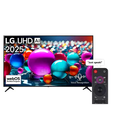 New LG TV 86-Inch UHD AI UA85 4K TV with HDR 10 Pro 86UA85006LA with Box