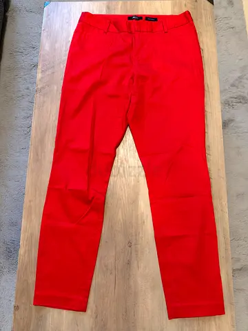 G2000 red slim-fit women's trousers - size M (38)