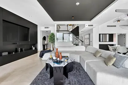 A vibrant 5-bedroom skyline penthouse at Burj Vista Tower 2, Downtown