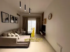 Luxury apartment, second occupancy, one bedroom, living room with open balcony. Ajman, Al Jurf 2. Fu