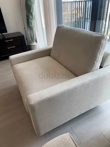 Light beige single-seater sofa/Arm chair- Brand New