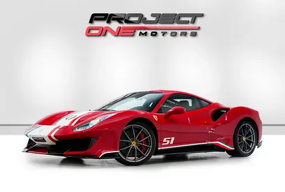2019 FERRARI 488 PISTA PILOTI WITH 7 YEARS WARRANTY