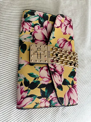 Guess floral chain-strap crossbody bag - good condition