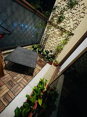 Urgent sale : Balcony flooring with plants