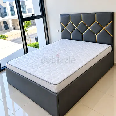 Brand new queen size storage Bed including mattress available