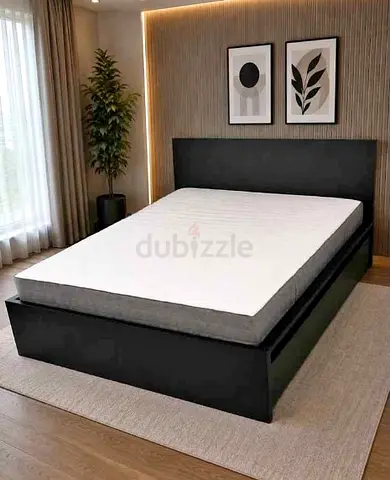 Ikea Queen Size Bed with Mattress Available in Perfect Condition