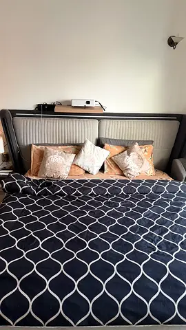 Bed - 200x200 Upholstered Super King Bed Frame | No Mattress